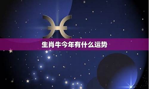 生肖牛双鱼今年运势_属牛双鱼座今年运势